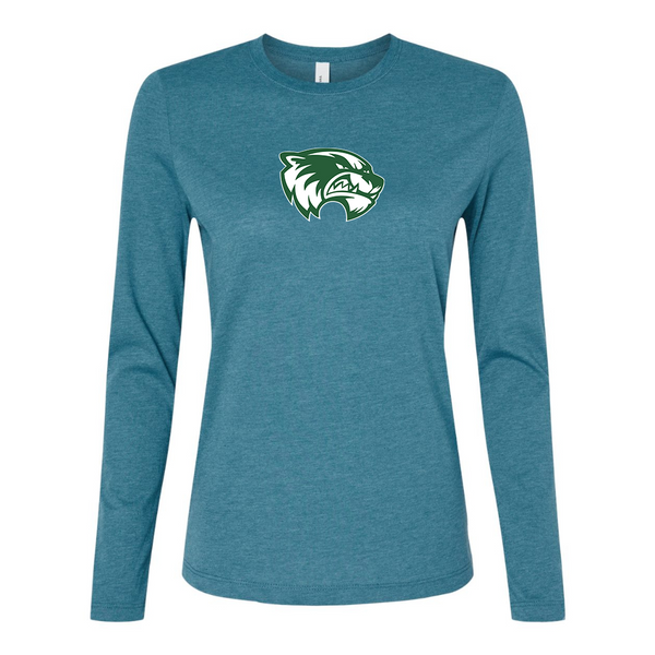 BELLA CANVAS Women’s Utah Valley Wolverines Jersey Long Sleeve Tee