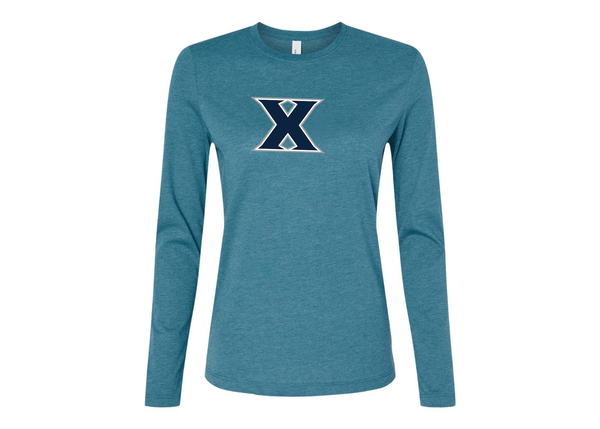 BELLA CANVAS Women’s Xavier Musketeers Jersey Long Sleeve Tee