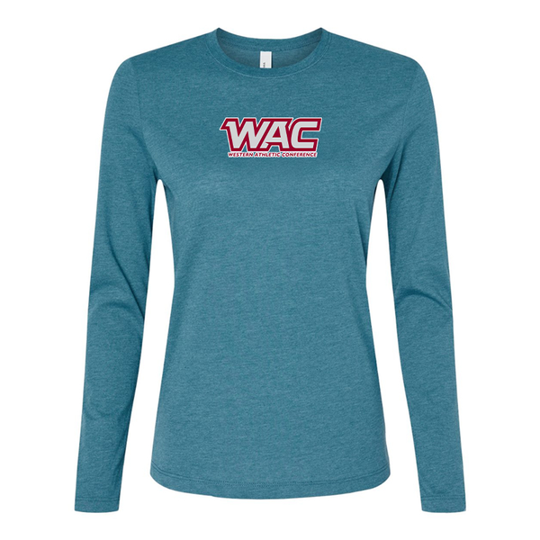 BELLA CANVAS Women’s Western Athletic Conference Jersey Long Sleeve Tee