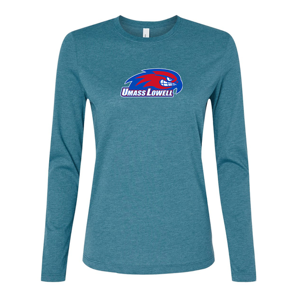 BELLA CANVAS Women’s UMass Lowell River Hawks Jersey Long Sleeve Tee