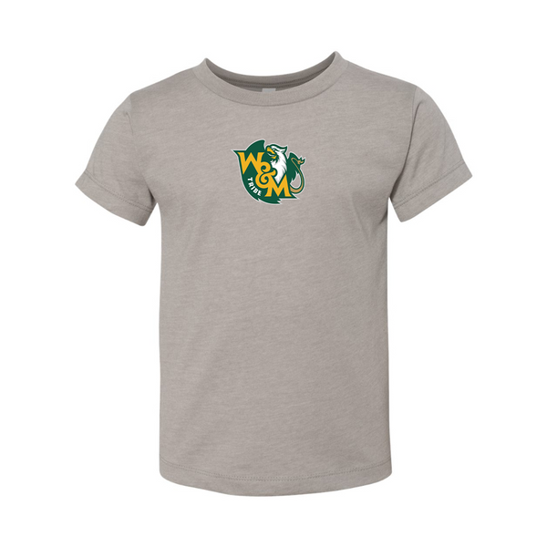 William and Mary Tribe BELLA  CANVAS Toddler Jersey Tee