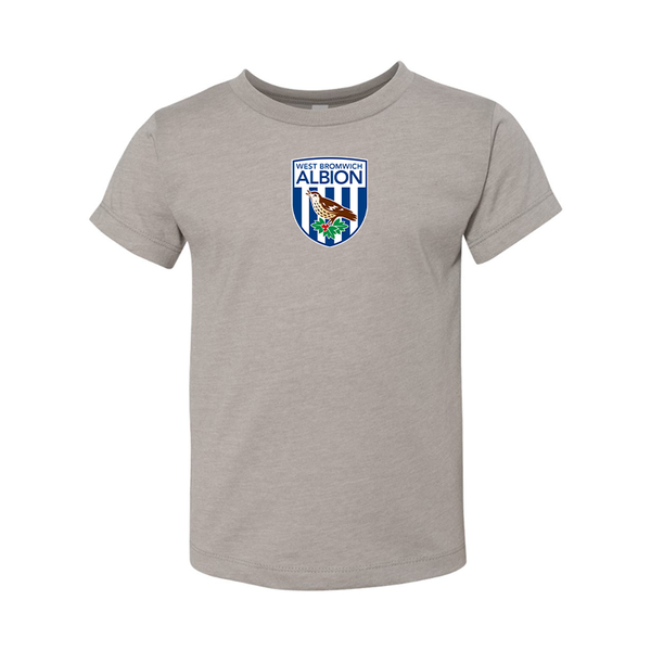 West Bromwich Albion Soccer BELLA  CANVAS Toddler Jersey Tee