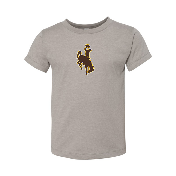 Wyoming Cowboys BELLA  CANVAS Toddler Jersey Tee