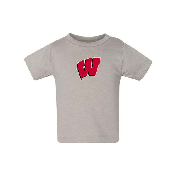 Wisconsin Badgers BELLA CANVAS Infant Jersey Tee