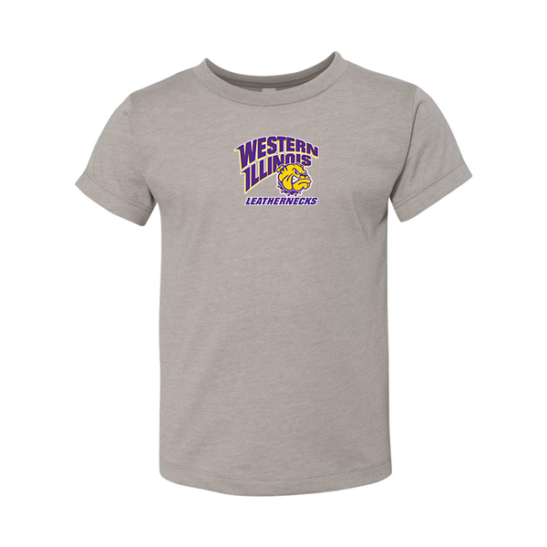 Western Illinois Leathernecks BELLA  CANVAS Toddler Jersey Tee