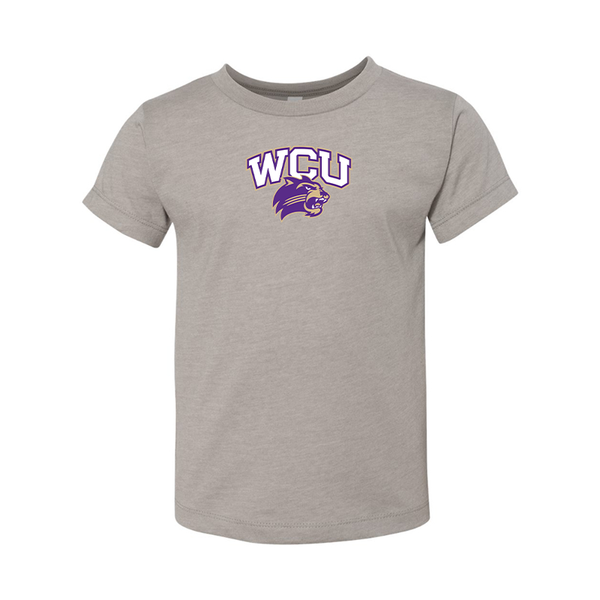 Western Carolina Catamounts BELLA  CANVAS Toddler Jersey Tee