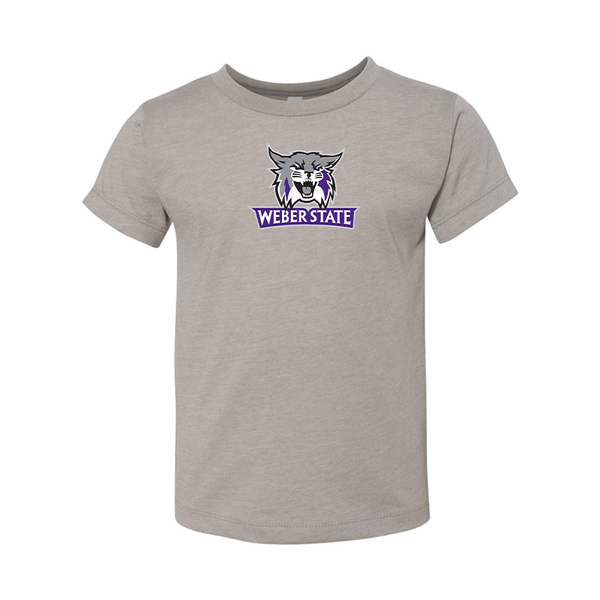 Weber State Wildcats BELLA  CANVAS Toddler Jersey Tee