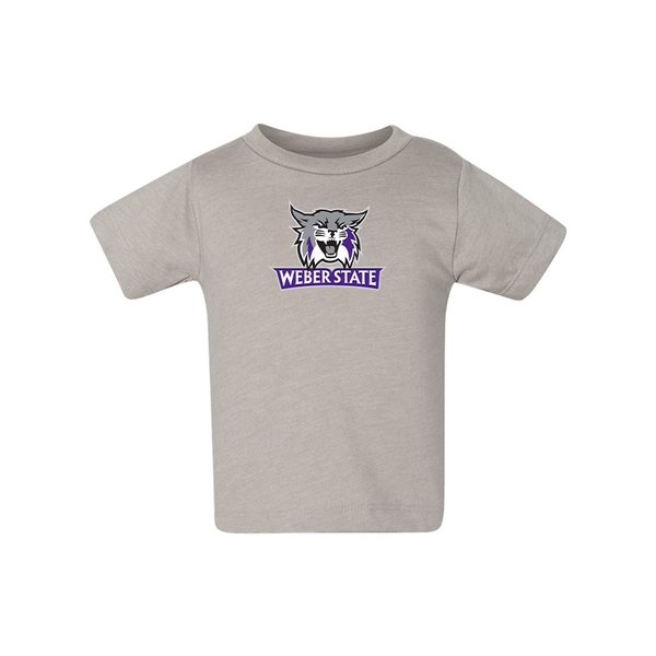 Weber State Wildcats BELLA CANVAS Infant Jersey Tee