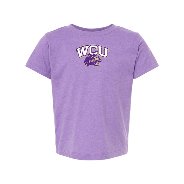 Western Carolina Catamounts BELLA  CANVAS Toddler Jersey Tee