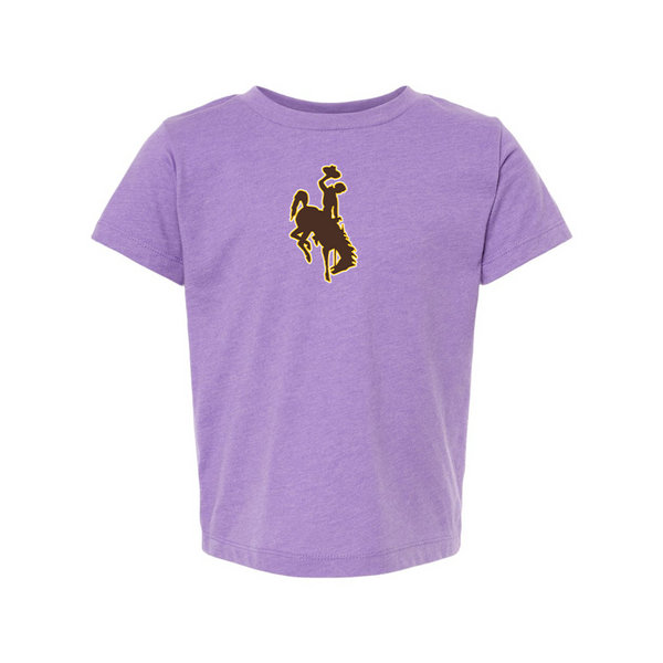 Wyoming Cowboys BELLA  CANVAS Toddler Jersey Tee