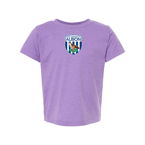 West Bromwich Albion Soccer BELLA  CANVAS Toddler Jersey Tee