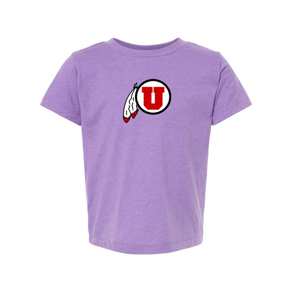 Utah Utes BELLA  CANVAS Toddler Jersey Tee