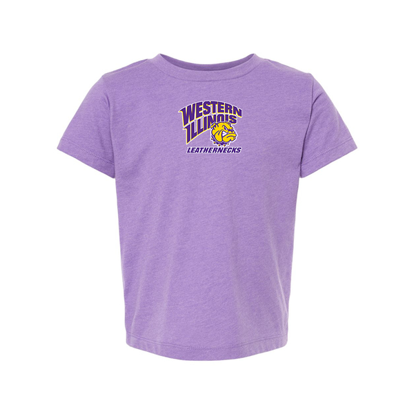 Western Illinois Leathernecks BELLA  CANVAS Toddler Jersey Tee