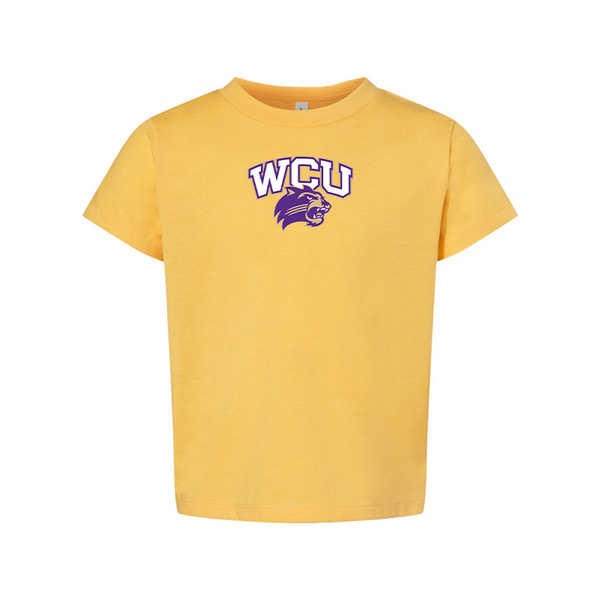 Western Carolina Catamounts BELLA  CANVAS Toddler Jersey Tee