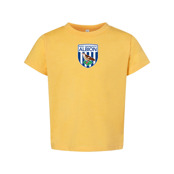 West Bromwich Albion Soccer BELLA  CANVAS Toddler Jersey Tee