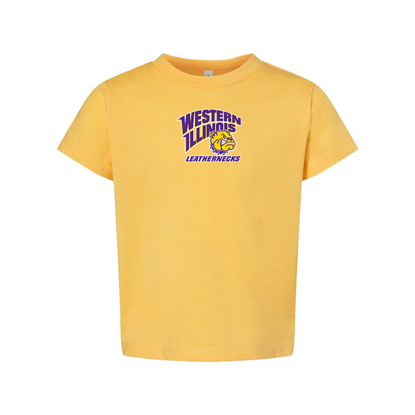 Western Illinois Leathernecks BELLA  CANVAS Toddler Jersey Tee