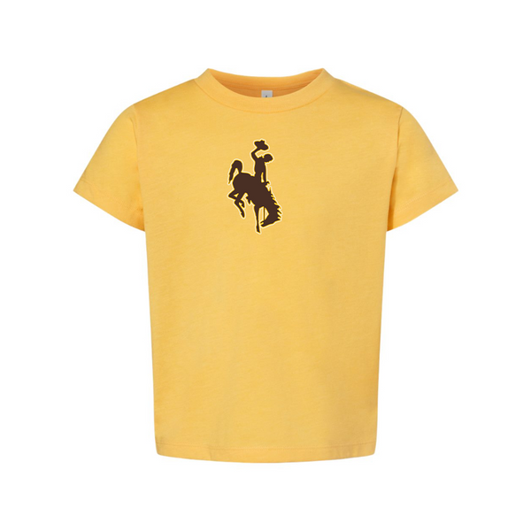 Wyoming Cowboys BELLA  CANVAS Toddler Jersey Tee