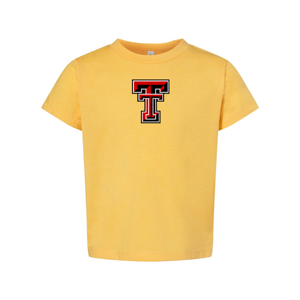 Texas Tech Red Raiders  BELLA  CANVAS Toddler Jersey Tee