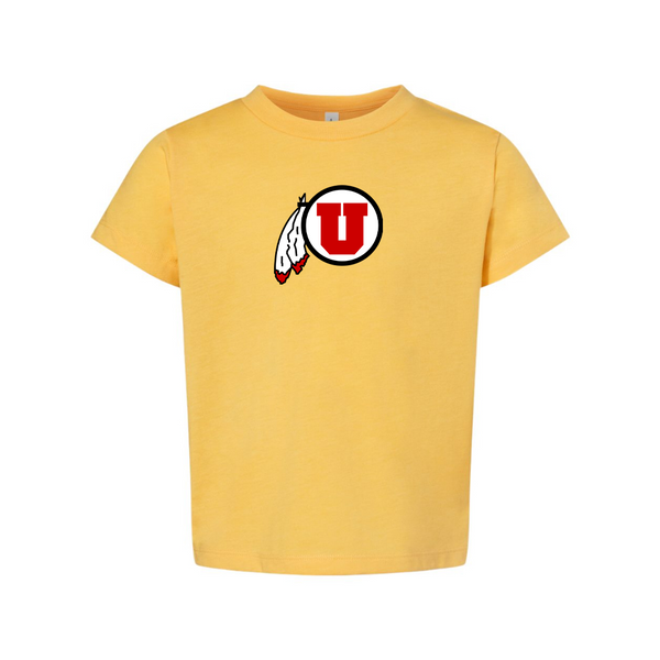 Utah Utes BELLA  CANVAS Toddler Jersey Tee