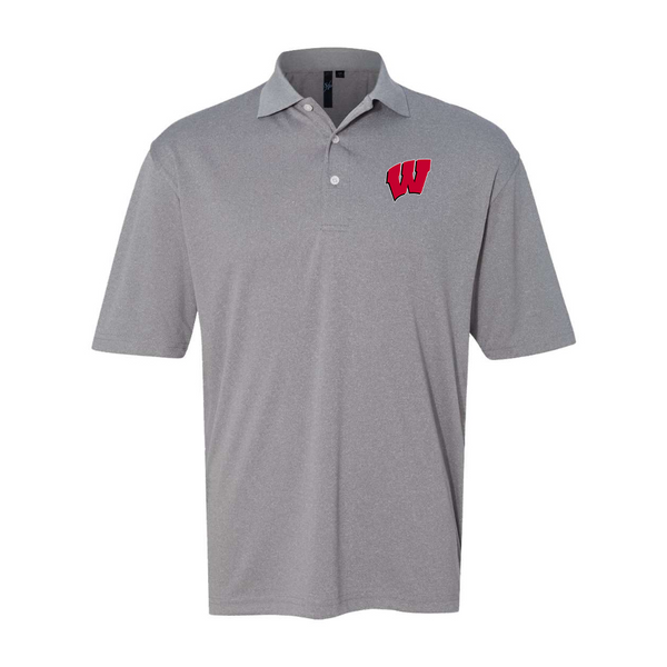 Men's Wisconsin Badgers Sierra Pacific Moisture Free Mesh Polo