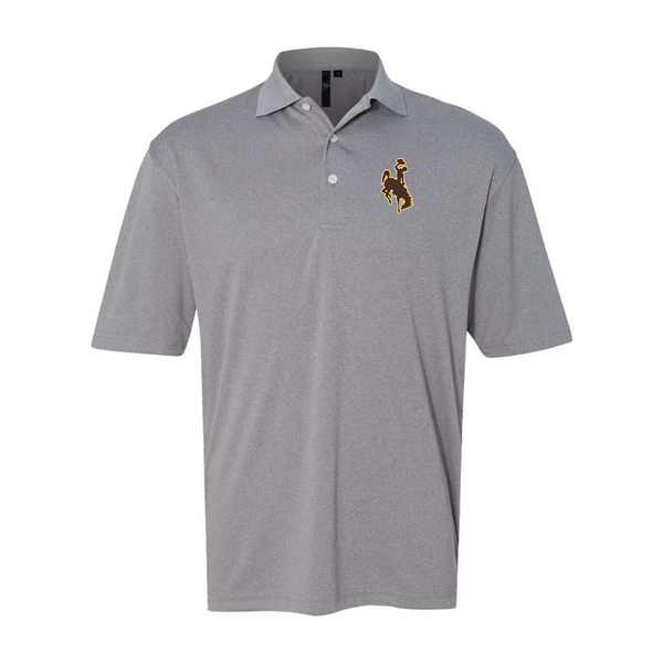 Men's  Wyoming Cowboys Sierra Pacific Moisture Free Mesh Polo