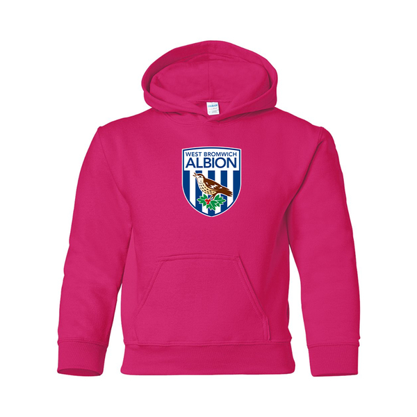 Youth  West Bromwich Albion Soccer Gildan Heavy Blend  Hooded Sweatshirt