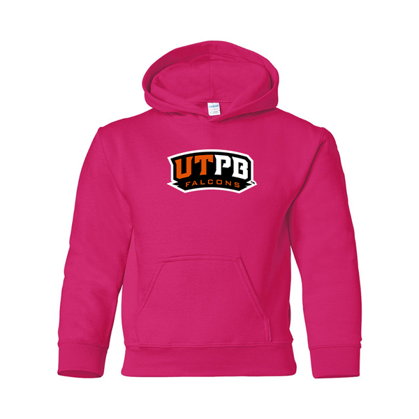 Youth UTPB Falcons Gildan Heavy Blend  Hooded Sweatshirt