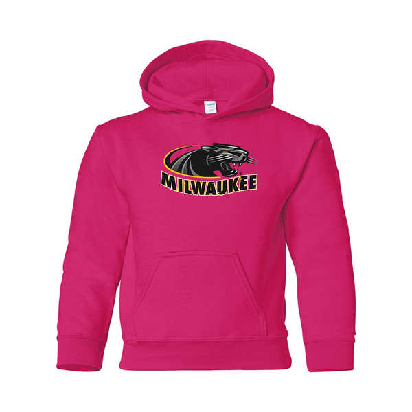 Youth  Wisconsin Milwaukee Panthers Gildan Heavy Blend  Hooded Sweatshirt