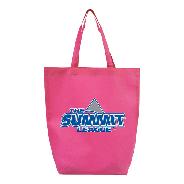 The Summit League Q-Tees Non-Woven Gusset Bottom Tote