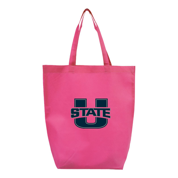 Utah State Aggies  Q-Tees Non-Woven Gusset Bottom Tote