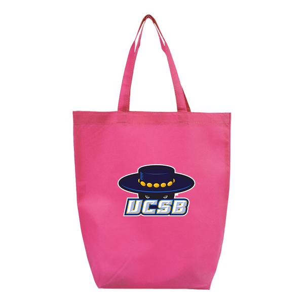 UCSB Gauchos Q-Tees Non-Woven Gusset Bottom Tote