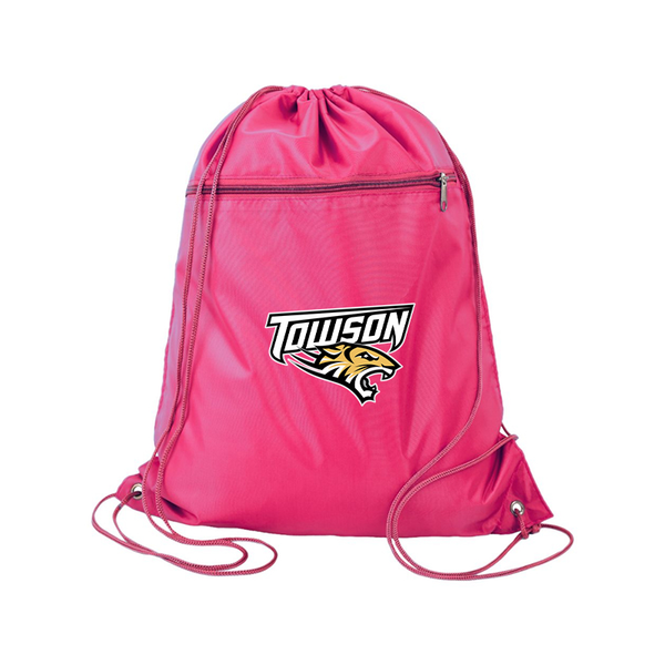 Towson Tigers Q-Tees - Polyester Cinchpack