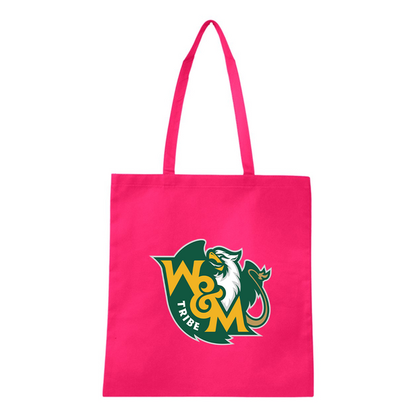 William and Mary Tribe Q-Tees Non-Woven  Tote