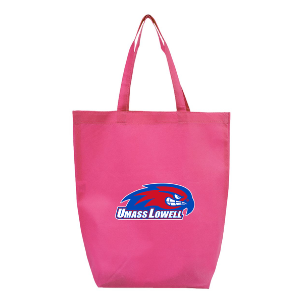 UMass Lowell River Hawks  Q-Tees Non-Woven Gusset Bottom Tote