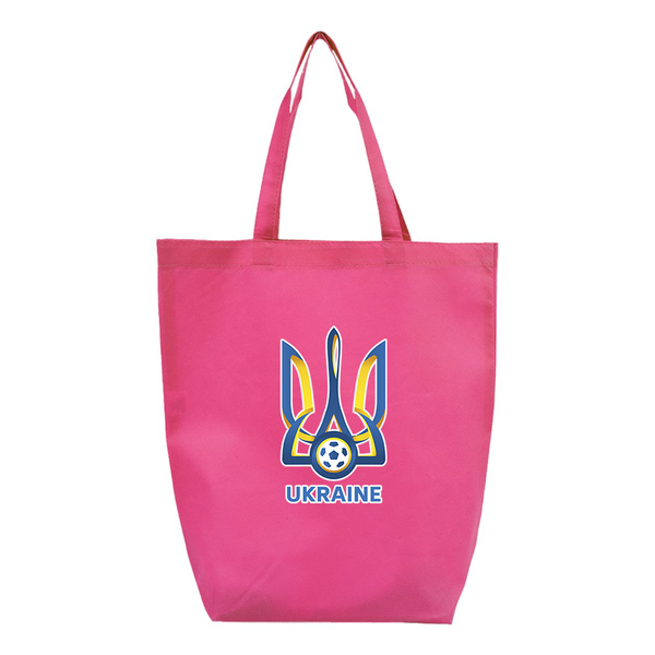 Ukraine National Football Soccer Team Q-Tees Non-Woven Gusset Bottom Tote