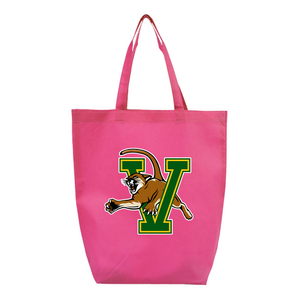 Vermont Catamounts Q-Tees Non-Woven Gusset Bottom Tote