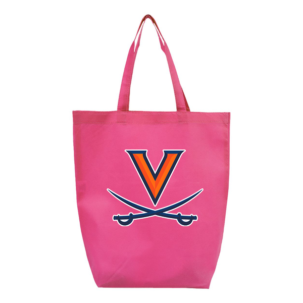Virginia Cavaliers Q-Tees Non-Woven Gusset Bottom Tote