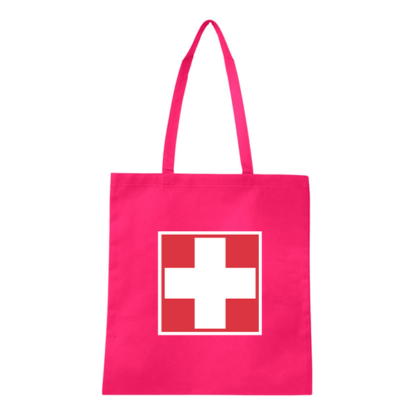 Switzerland National Football Soccer Team  Q-Tees Non-Woven  Tote