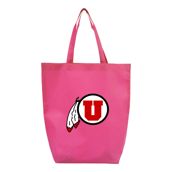 Utah Utes Q-Tees Non-Woven Gusset Bottom Tote