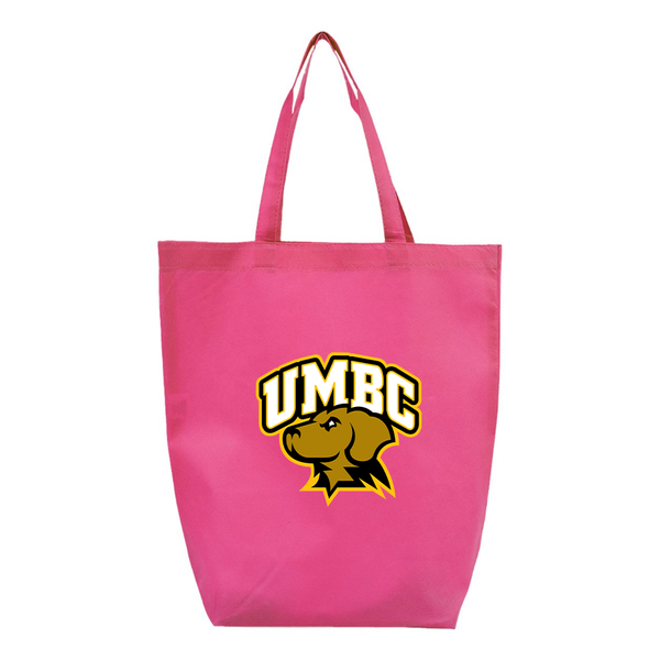 UMBC Retrievers Q-Tees Non-Woven Gusset Bottom Tote