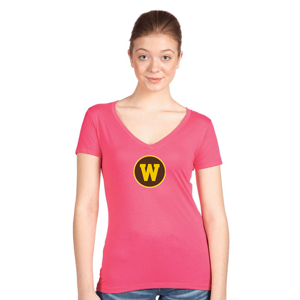 Women's Western Michigan Broncos Next Level V-Neck T-Shirt