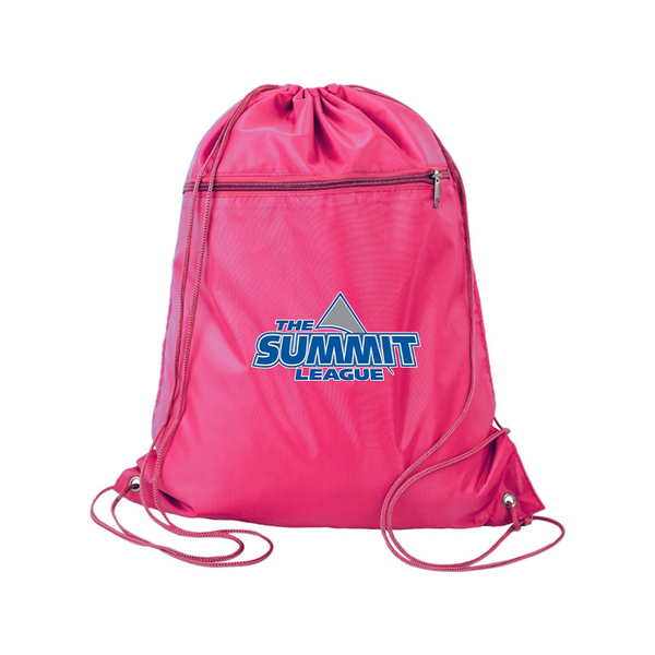 The Summit League Q-Tees - Polyester Cinchpack