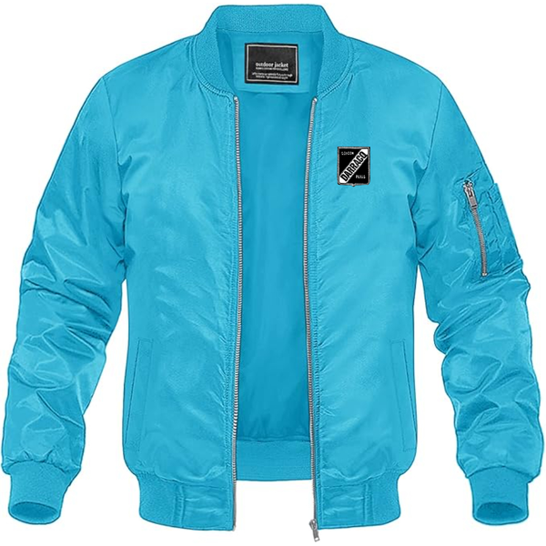 Men's Darracq Logo Lightweight Bomber Jacket Windbreaker Softshell Varsity Jacket Coat