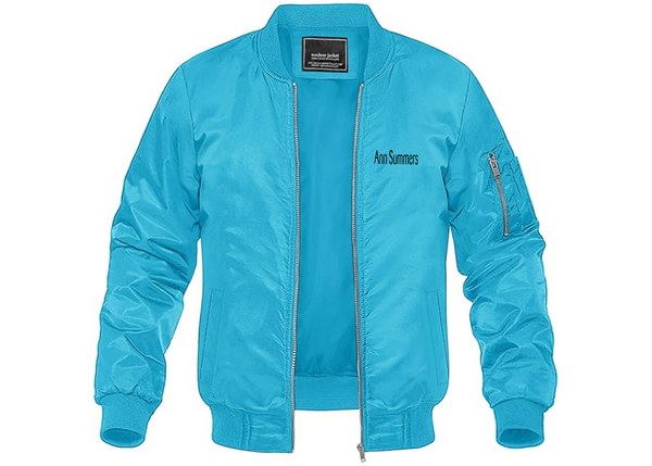 Men's Ann Summers Lightweight Bomber Jacket Windbreaker Softshell Varsity Jacket Coat