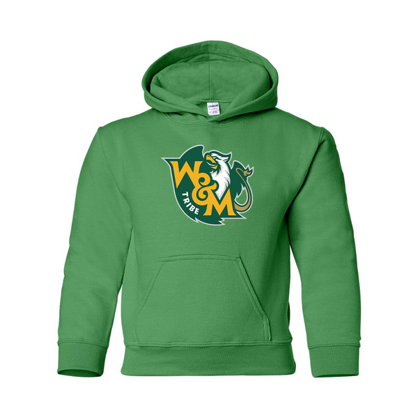 Youth  William and Mary Tribe Gildan Heavy Blend  Hooded Sweatshirt