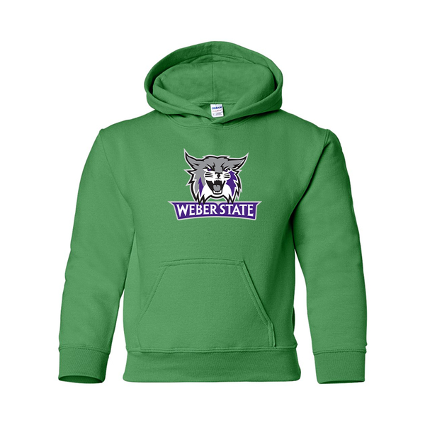 Youth Weber State Wildcats Gildan Heavy Blend  Hooded Sweatshirt
