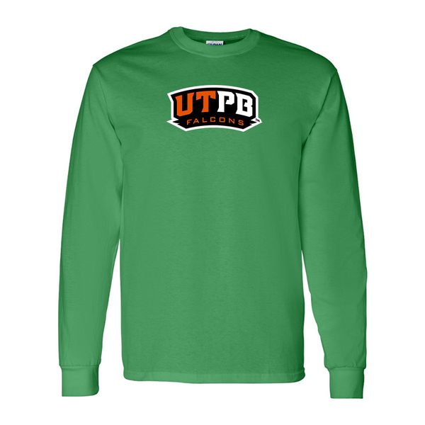 Men's  UTPB Falcons Gildan Heavy Cotton Long Sleeve T-Shirt