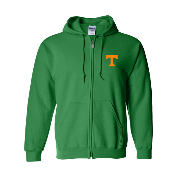Men's Tennessee Volunteers Gildan  Heavy Blend Full Zip Hooded Sweatshirt