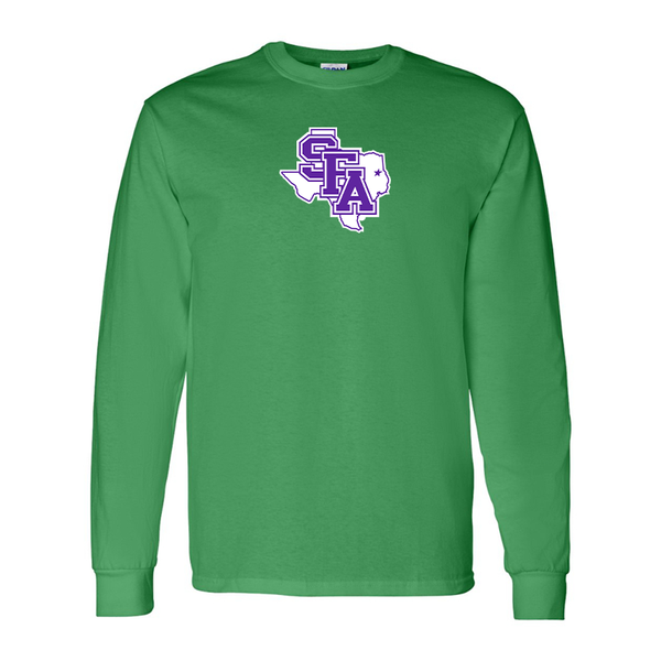 Men's Stephen F. Austin Lumberjacks  Gildan Heavy Cotton Long Sleeve T-Shirt