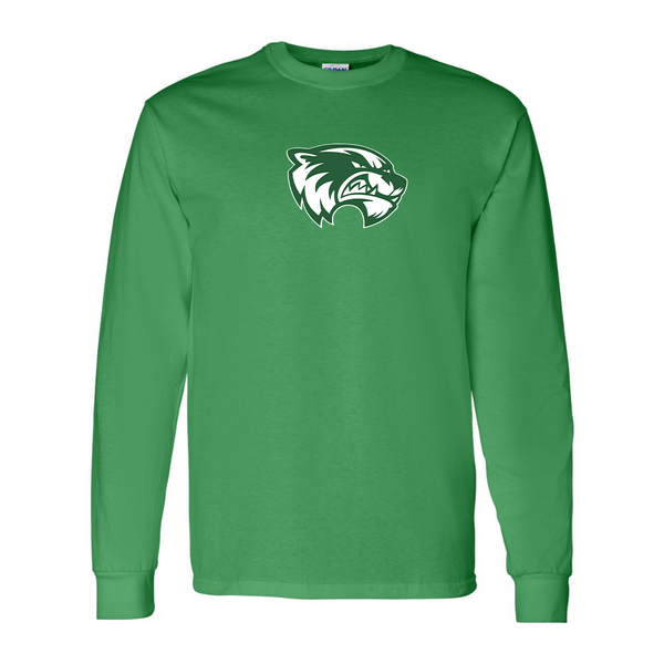 Men's  Utah Valley Wolverines Gildan Heavy Cotton Long Sleeve T-Shirt